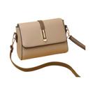 Bolsa Transversal Vintage Feminina Em Couro PU Com Bolso E Alça De Ombro Bolsa Transversal Vintage Feminina Em Couro PU Com Bolso E Alça De Ombro