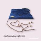 Bolsa Tyfane Crochê Bolsa Tyfane Crochê