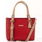 Bolsa Vermelha c/ rosado e detalhe c/ franja 28.21257B Be Forever