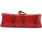 Bolsa Vermelho Python 10cm xc22cm x l 3cm pu0819