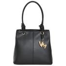 Bolsa via marte b2-729-01 shoulder média - preto