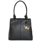 Bolsa Via Marte Sintético Mini Floater Preto B2-729-01