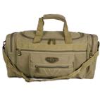 Bolsa viagens de ombro e mão kvn 7011-21 lona reforçada 50L marrom