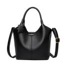Bolsa Vintage de Couro Macio para Mulheres - Bolsa de Ombro de Luxo