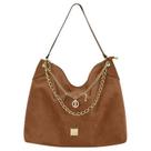 Bolsa Vizzano Camurça - Feminino - Marrom
