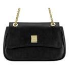 Bolsa Vizzano Napa Calf Preta Feminina Versatil - Bolsa Vizzano Napa Calf Preta Feminina Versatil -