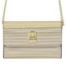 Bolsa Vizzano Shine Dubai Dourada Brilho Feminina -
