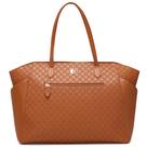 Bolsa Weekender ELLE Compass de Cuero Vegano 32L Marrón Bolsa Weekender ELLE Compass de Cuero Vegano 32L Marrón