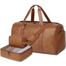 Bolsa Weekender Wogarl de material sintético para mulheres e homens com composição de sapatos.