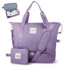 Bolsa Weekender WOOMADA Feminina com Compartimento para Sapatos e Bolso Impermeável Bolsa Weekender WOOMADA Feminina com Compartimento para Sapatos e Bolso Impermeável