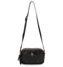 Bolsa WJ 46259 transversal com 2 zíperes e acabamento matelassê