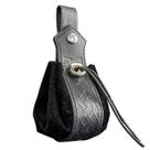 Bolsa yougeetu Steampunk Viking Style Medieval Bolsa preta