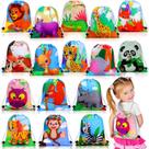 Bolsas com cordão Gerrii Jungle Animal 32 peças para crianças Bolsas com cordão Gerrii Jungle Animal 32 peças para crianças