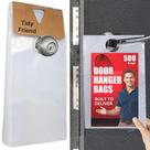 Bolsas de cabide TidyFriend 15 cm x 30 cm (pacote com 500) transparentes