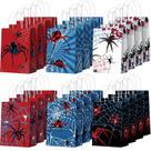 Bolsas de lembrancinhas Epakh Spider, decoração de aniversário, 24 unidades