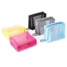Bolsas de malha com zíper, mini capa portátil S 5x4x2cm, 5 peças