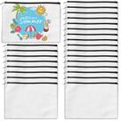 Bolsas de maquiagem de lona AMADAILY 24 unidades Sublimation Blank 20x14,5 cm
