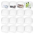 Bolsas de maquiagem GONITYOU Clear Waterproof PVC Plastic 16 unidades Bolsas de maquiagem GONITYOU Clear Waterproof PVC Plastic 16 unidades