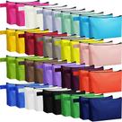 Bolsas de maquiagem Reginary Canvas, bolsa de cosméticos para viagens, 40 unidades