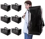Bolsas de movimento NATURELUX Heavy Duty com alças de mochila, pacote com 6