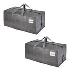 Bolsas de movimento VENO com alças de mochila Heavy Duty, pacote com 2 unidades, cinza Bolsas de movimento VENO com alças de mochila Heavy Duty, pacote com 2 unidades, cinza
