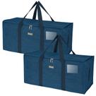 Bolsas de mudança BALEINE, sacola de armazenamento extra grande, pacote com 2 unidades, azul jeans