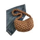 Bolsas De Ombro Femininas De Inverno Com Estampa Xadrez, Macias E Plissadas, Casuais E Versáteis,