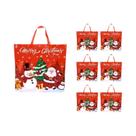 Bolsas De Presente De Natal Do Papai Noel 6pcs Decorações Para Casa Natal Ano Novo Embalagem Bolsas De Presente De Natal Do Papai Noel 6pcs Decorações Para Casa Natal Ano Novo Embalagem