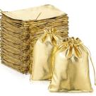 Bolsas de Regalo PerKoop 200 Piezas Doradas 13 x 18 cm Bolsitas para Joyería