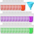 Bolsas de suco de plástico Patelai 150 peças com funil de 90 mL Bolsas de suco de plástico Patelai 150 peças com funil de 90 mL