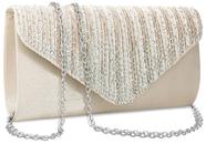Bolsas embreagem BBJinronjy, bolsa de noite, strass, champanhe