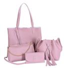 Bolsas Feminina Kit 4 Peças Sacola Saquinho Baladinha E Carteira Varias Cores