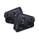 Bolsas Laterais De Couro PU Impermeáveis Para Motocicleta Com Suporte Para Garrafa De Água Para