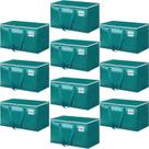 Bolsas móveis StorageRight Heavy Duty 93L verdes, pacote com 10