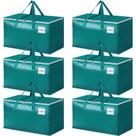 Bolsas móveis StorageRight Heavy Duty 93L verdes, pacote com 6