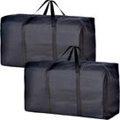 Bolsas móveis Vioetry Extra Large 90L com zíperes e alças (pacote com 2) Bolsas móveis Vioetry Extra Large 90L com zíperes e alças (pacote com 2)