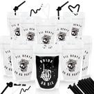 Bolsas para bebidas Domensi Bride or Die Bachelorette 450 ml 16 unidades