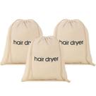 Bolsas para secador de cabelo ERKXD 3 6 Pacote com 8 para banheiro de viagem (3 unidades)