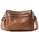 Bolsas tiracolo Bluome Bolsa de ombro de material vegano marrom