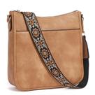 Bolsas tiracolo BOSTANTEN Trendy Vegan Leather Hobo Camel Brown