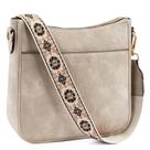Bolsas tiracolo BOSTANTEN Trendy Vegan Leather Hobo Light Grey