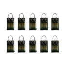 Bolsas Transparentes De PVC Macio Para Presentes Com Alça De Botão, Sacolas Plásticas Transparentes