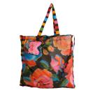 Bolsinha Farm Me Leva Rosas Pintadas Dobrável Nylon Original