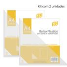 Bolso Adesivo para Documentos (kit com 2 pacotes de10 un)