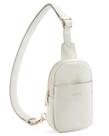 Bolso Bandolera Telena Pequeño de Cuero Blanco para Mujer Bolso Bandolera Telena Pequeño de Cuero Blanco para Mujer