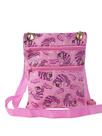 Bolso cruzado Disney del Gato Risón para pasaporte rosa 17x21 cm