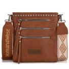 Bolso cruzado Montana West MWC-184DBR marrón para mujer