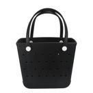 Bolso de Playa Chokoter Tote Impermeable de Goma Mediano Negro