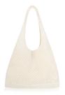 Bolso de Playa COOKOOKY de Crochet para Mujer en Color Beige de Malla Bolso de Playa COOKOOKY de Crochet para Mujer en Color Beige de Malla