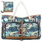 Bolso de Playa Impermeable Lekesping para Mujer 35L con Compartimento para Zapatos